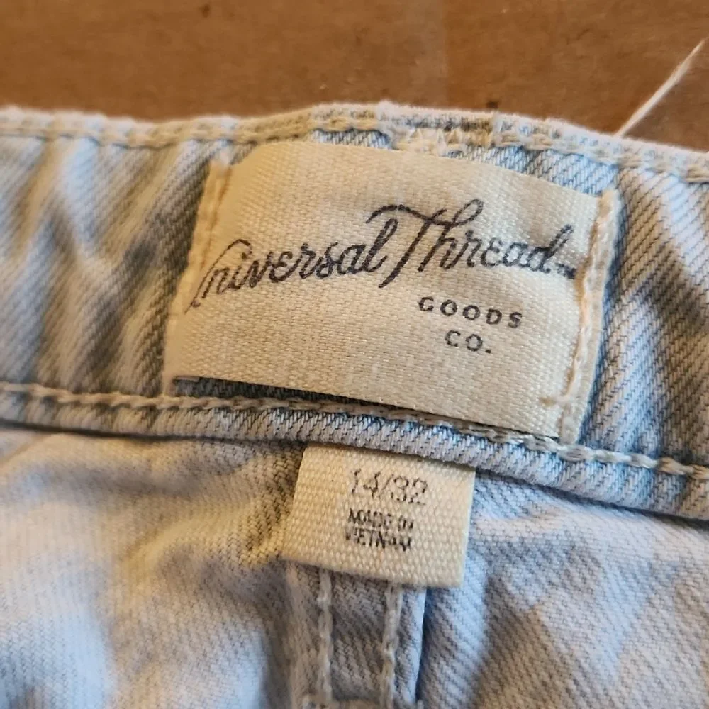 Universal Thread Highest Rise Midi Denim Shorts 14